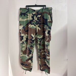 Vintage Old Style/Retro Woodland Camo Pants